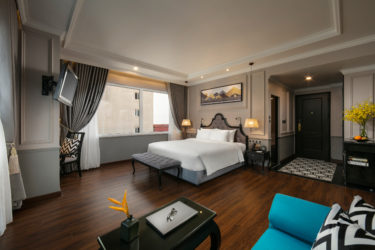 imperial suite room with city view hanoi