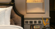 imperial suite room bespoke bedhead