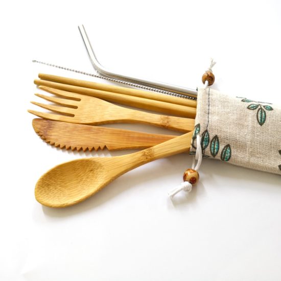 reusable travel utensils to reduce single-use plastic